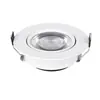 Refletor LED ultrafino embutido com orifício de 7 cm, ângulo ajustável, luz tipo olho de boi.