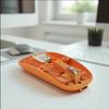 Mouse Inalámbrico Bluetooth Tres Modos Transparente Recargable Silencioso Portátil Tablet Notebook Oficina Ratón Femenino