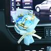 Aromaterapia para coche, salida de aire, perfume, creativo, inmortal, ramo seco, decoración para coche, adornos, fragancia, clip, rosa, venta al por mayor