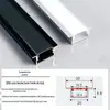 Luzes Lineares de LED Cuidadosamente Selecionadas, Luzes Lineares Embutidas, Tiras de Luz de Perfil de Alumínio Montadas na Superfície, Luzes Lineares para Teto de Canal de Alumínio com Aba Dupla