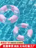 Fábrica de boias de natação boia de natação branca transparente estilo ins celebridade da internet engrossada para menina de 6-10 anos mulher adulta boia de natação