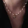 Collar de Perlas Envuelto de Doble Capa Retro Francés Otoño e Invierno Gama Alta Nicho Exquisito Moda Versátil Collar Personalizado