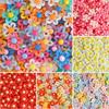 Flores Artificiales Mixtas Resina Accesorios Pequeños Hechos a Mano DIY Pegamento de Crema Pegatinas para Refrigerador Accesorios para Zuecos Accesorios de Parche