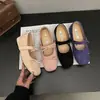 Zapatos de Salón Azules de Punta Cuadrada con Lazo Azul, de Boca Baja, con Plataforma Interior para Mujer 2026 Nuevos de Primavera y Verano, Estilo Francés Ballet Mary Jane