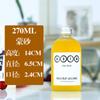 Nueva botella de vidrio creativa para bebida de té con leche, botella de extracción en frío, botella vacía de 500 ml, botella de jugo con tapa, alto valor de color, botella sellada