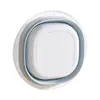 Balanza de Plástico Plegable Portátil para Lavandería de Dormitorio de Estudiantes, Lavabo Grande para Cara del Hogar, Lavabo para Viajes de Bebé