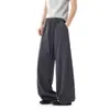 Pantalones Scimitar Estilo Americano 2026 Hombres Mujeres Verano Delgados Estilo Perezoso Caída Casual Pantalones de Chándal Pierna Ancha Pantalones Deportivos
