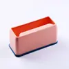 Pá para caixa de areia de gato com design original em metal, conjunto de pás para caixa de areia com cabo de madeira grande e base em cores de bala, pá para fezes de gato