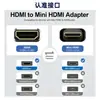 Adaptador de alta definición Mini HDMI macho a HDMI hembra 8K cámara portátil proyector adaptador universal