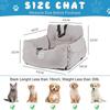 Cama nido para mascotas para coche, perrera de doble uso, cálida, para perros medianos y pequeños, nido para gatos, tapete para mascotas para coche, tapete para mascotas para coche