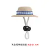 Sombrero de paja de ganso de verano de 7 pulgadas transfronterizo, camisa de manga corta a rayas, gafas de sol, juego de collares, juego de ropa de ganso para porche de escritorio