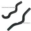 Tubo de água do aquecedor do carro adequado para mangueira de borracha Hyundai Kia 97311-h7000 97312-h7000