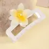 Novo Estilo de Verão Presilha Quadrada de Frangipani Gradiente Doce Dopamina Acessório de Cabelo para a Nuca Presilha Tubarão