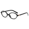 Nuevos armazones para anteojos transfronterizos, estilo nerd, ovalados, lentes sin graduación, armazón pequeño, estilo coreano retro, armazones para anteojos de aspecto natural para mujer