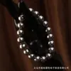Hermosos Aretes de Cristal de Colores para Mujer, Exquisitos y de Moda Accesorios para Orejas para el Trabajo, Lujo Ligero con un Toque de Alta Gama, Diseño de Nicho