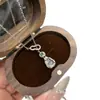 Colar com Pingente de Cabacinha de Jade Espuma d'Água Natural Calcedônia Fluorescente de Gelo Alto Novo Estilo Chinês Pingente Presente para Namorada