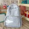Mochila Estilo Japonês Estrela Dor de Cabeça para Alunos do Ensino Fundamental e Médio Mochila Escolar para Meninas Grande Capacidade Uso Diário Mochila de Viagem Bidimensional