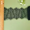 Material de Ribete de Encaje para Pestañas No Elástico con Patrón de Pétalos Base de Malla de Nylon, Tela Personalizable