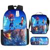 Fuente de Amazon Transfronteriza mochila de una pieza One Piece Mochila Escolar Estudiante Mochila de Luffy Bolso de Hombro Estuche para Lápices