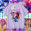 Cazadores de Demonios de Amazon Kpop Cazadores de Demonios Camiseta Casual Holgada de Cuello Redondo y Manga Corta para Niños