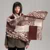 Bufanda chal cálida y cómoda, transpirable, de alta gama, con estampado de leopardo, de cachemira, a la moda, para otoño e invierno.