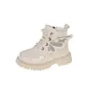 Botas Martin para meninas, botinhas infantis, estilo britânico moderno 2026 novo outono/inverno, para crianças pequenas e médias, botas de princesa para performance, atacado