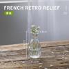 Vaso de Vidro de Luxo Leve de Alta Qualidade Estilo Ins Mini Vaso Francês Transparente Garrafa de Aromaterapia Decoração de Casa Atacado