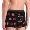 Comercio Exterior Amazon Pod Producción de Una Pieza Ropa Interior Cruzada Boxer Briefs Estampado Digital Patrón para Hombres y Mujeres Fábrica de Boxer Briefs