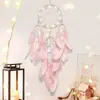 Decoração Suspensa de Filtro dos Sonhos Kit de Material DIY Estilo Floresta Sino de Vento Pingente Presente para Menina Decoração de Quarto Ornamento Suspensor Estilo Ins Atacado