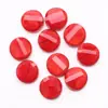 Nuevas cuentas botón de jade de porcelana 14MM lingote cuentas de cristal tallado múltiple accesorios para joyería DIY