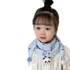 Bufanda Infantil Otoño e Invierno Algodón Puro Bebé Bufanda Triángulo Bebé Niños y Niñas Primavera y Otoño Calentador de Cuello de Doble Capa Bufanda para el Cuello