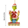 Decoração de Natal Transfronteiriça Acrílico Dourado Vermelho Sino de Natal Grande Pó Dourado Relógio Dragão Pendurar na Janela Parede Porta
