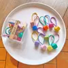 Accesorios para el Cabello de Niños de Dibujos Animados Coreanos Goma Elástica para Bebé de Color Caramelo Paquete de 10 Diadema Colorida Goma Elástica para el Cabello de Estrella de Cinco Puntas