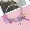 Nuevo Pulsera de Abalorios DIY Estrella de Dibujos Animados Cazador de Demonios Elemento Kpop Pulsera de Acero Inoxidable de Amazon