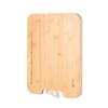 Tabla de cortar de bambú Keman Duo para cocina casera, tabla de cortar para frutas y verduras, nuevo modelo 2025, tabla doble cara adhesiva de pie