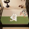 Felpudo para Puerta de Entrada 2026 Estilo Nuevo Alfombra de Bobina Fácil Cuidado Felpudo Felpudo Entrada Hogar Duradero Resistente a Manchas Antideslizante