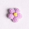 Broche feito à mão em malha Puff Flower Hyun Estilo elegante Acessórios de renda Gancho de mão Tecido Flor Acessórios de roupas Acessórios