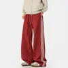Otoño 2026 Nuevo Pantalón Largo de 100% Poliéster-280g Tejido Espiga para Hombres Adolescentes Tallas Grandes