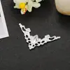 Triangular Rectangular Redondo Patrón de Tótem Pieza de Hierro Repujado DIY Accesorio para Cabello de Disfraz Antiguo Accesorios para Tocados de Novia Material No