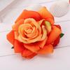 Fabricante Transfronteiriço 12cm Flor Rosa Enrolada DIY Adorno de Cabeça Flor Parede Chapéu Flor Casamento Flor de Tecido Feita à Mão Flor Artificial Cabeça
