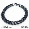 Fornecimento do Fabricante Atacado Hiphop Tendência Moda Masculina e Feminina Pulseiras de Aço Inoxidável Corrente Cubana Joias de Mão Joias Dongguan