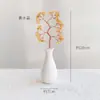 Adornos de Árbol de Cristal Natural Citrino Amatista Artesanías de Piedra Original Cristal de la Fortuna Regalo para Casa Oficina Inauguración de Casa