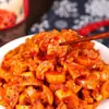 Rábano Seco Picante como Guarnición, Aperitivo, Pepinillos Caseros de Especialidad, Cubos de Rábano Picante y Crujiente Estilo Granja, Verduras encurtidas