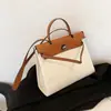 Bolso de Gran Capacidad para Mujer Bolso Grande 2021 Nuevo Bolso de Hombro Tote Bolso Cruzado de Lona Bolso Kelly Portátil de Gama Alta