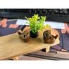 Sândalo Verde Esculpido Gatinho Curioso Animal Criativo Madeira Gato Fofo Brinquedo Peça de Manuseio Aniversário Pequeno Presente Presente