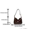 Bolso bandolera de PU de gran capacidad para mujer, bolso de mano, mochila informal personalizada de gran capacidad, a la moda, 2025