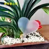 Etiqueta en forma de T de acrílico Marcador de planta en maceta de jardinería Marcador de jardín Inserto de mariposa Inserto de suelo para jardín