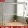 Tendedero plegable para ropa para uso en interiores, adecuado para balcones y dormitorios domésticos, hecho de acero inoxidable, con una barra extensible para secar edredones al aire libre