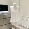 Camisola para mujer con borde de volantes, tacto fresco de Tencel Modal, que acelera el corazón, top versátil de verano con cuello en V