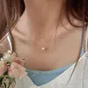 Colar Coração Quadrado em Prata de Lei S925 Feminino Nicho Alto Padrão Acessível Luxo Estiloso Versátil Corrente para Clavícula Nova Tendência de Acessórios